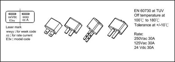 Snap Action Current Protector Battery Pack Protector Circuit Breakers